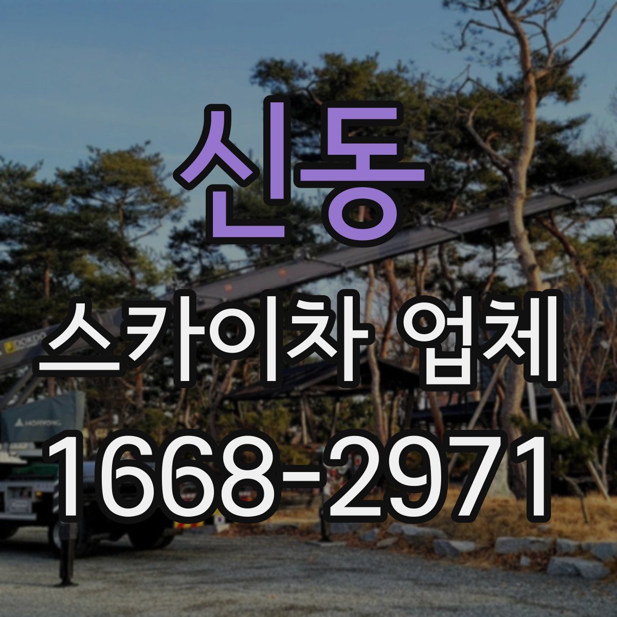 신동 스카이차 업체