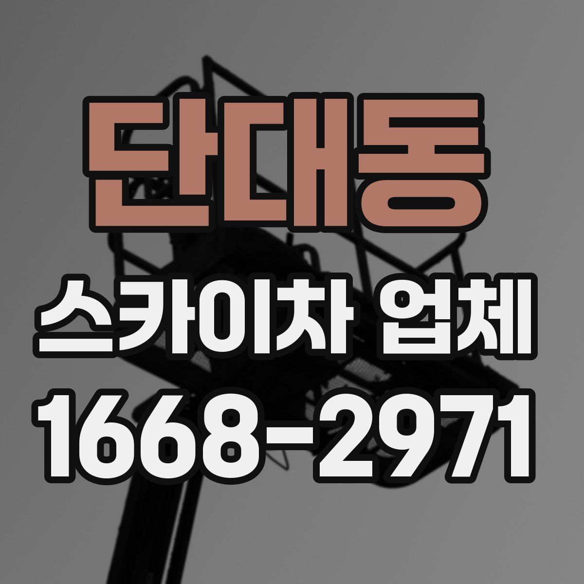 단대동 스카이차 업체