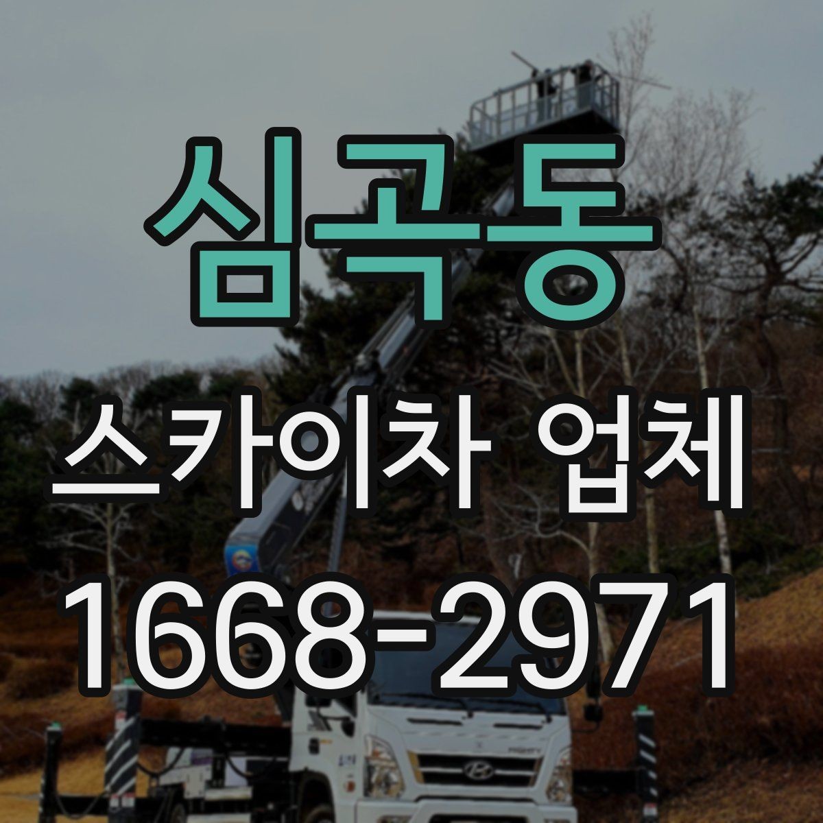 심곡동 스카이차 업체 안전장비와 운영 기준 살펴보기