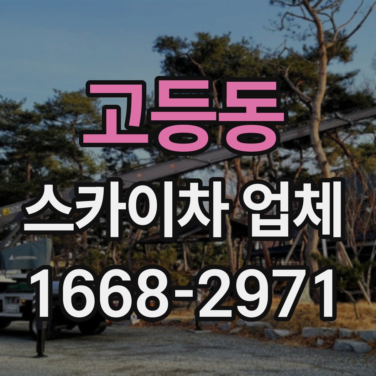 고등동 스카이차 업체
