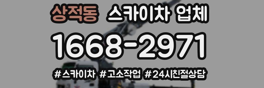 상적동 스카이차 업체