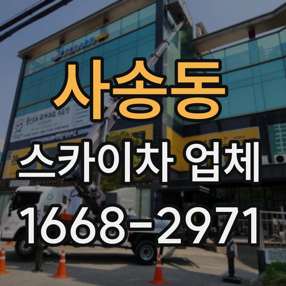 사송동 스카이차 업체