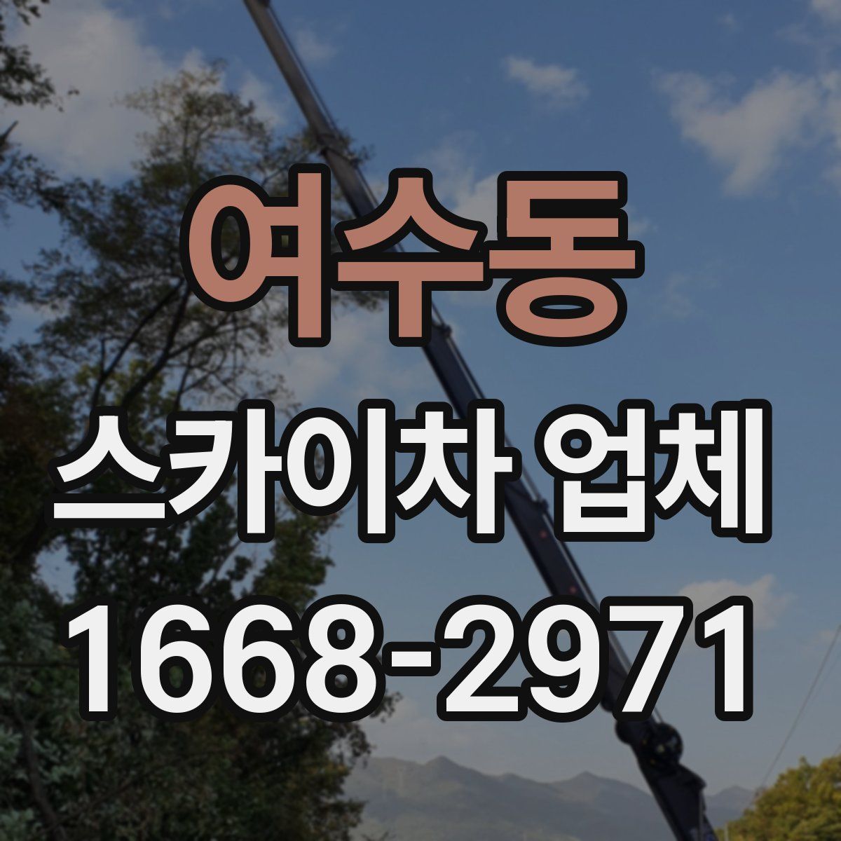 여수동 스카이차 업체