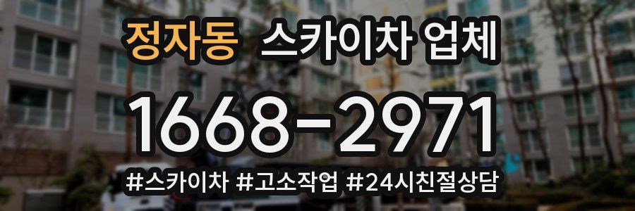 정자동 스카이차 업체