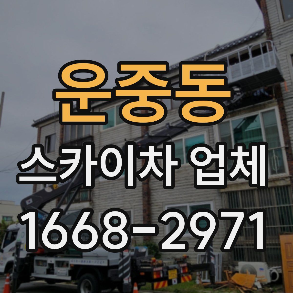 운중동 스카이차 업체