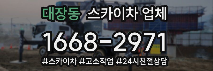 대장동 스카이차 업체