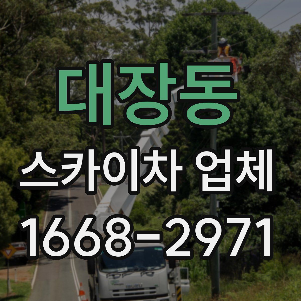대장동 스카이차 업체