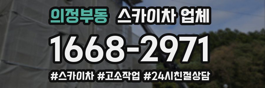 의정부동 스카이차 업체