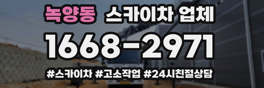 녹양동 스카이차 업체