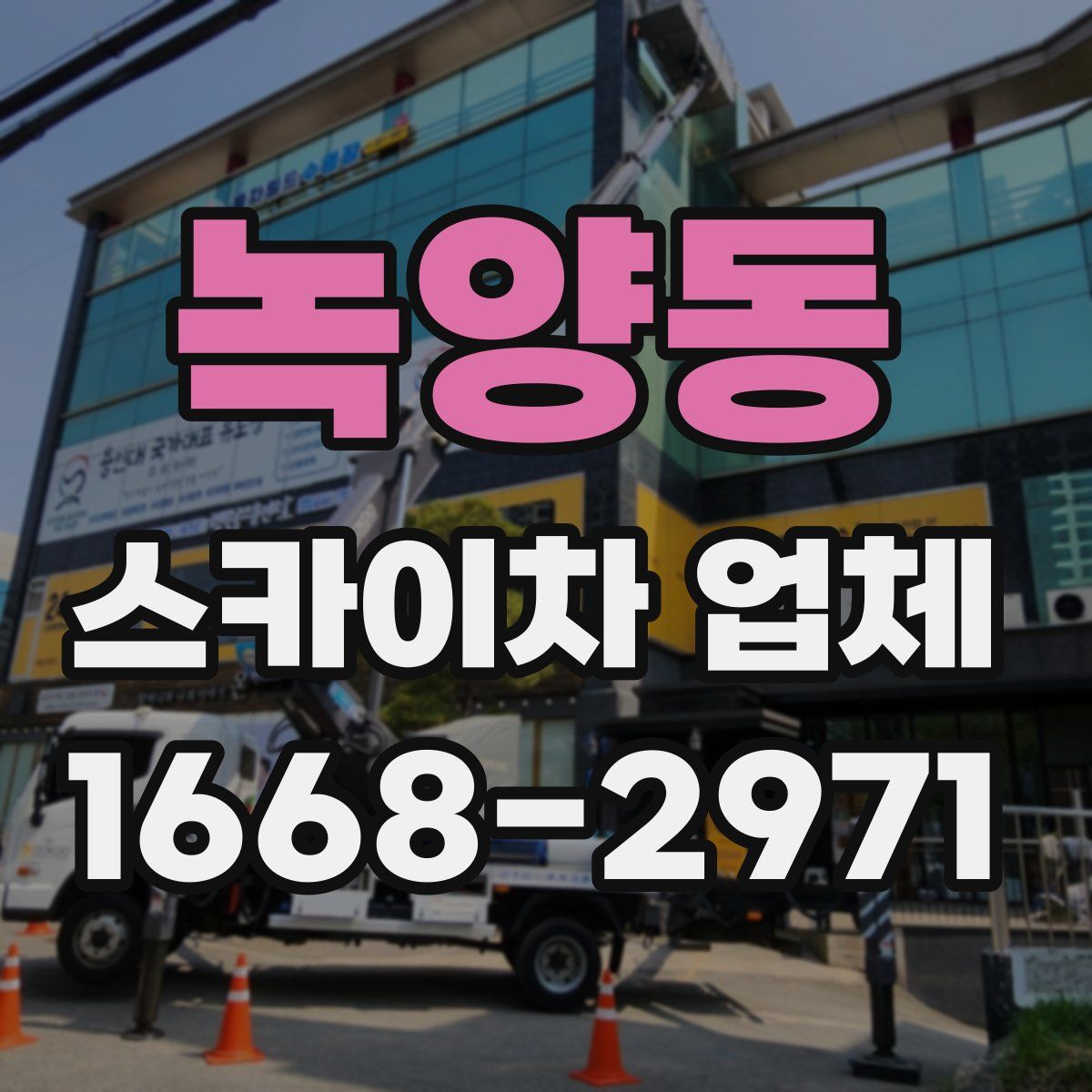 녹양동 스카이차 업체
