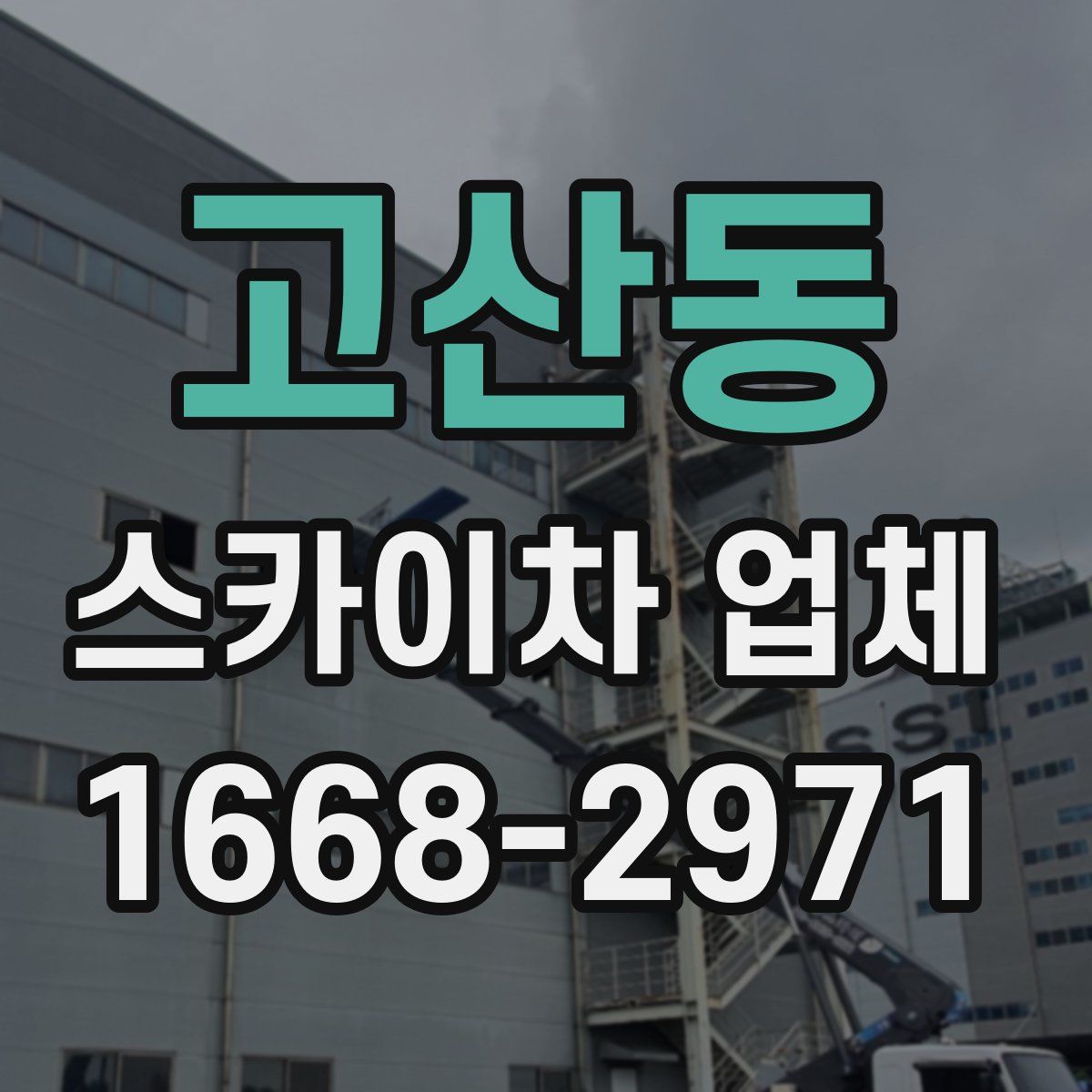 고산동 스카이차 업체