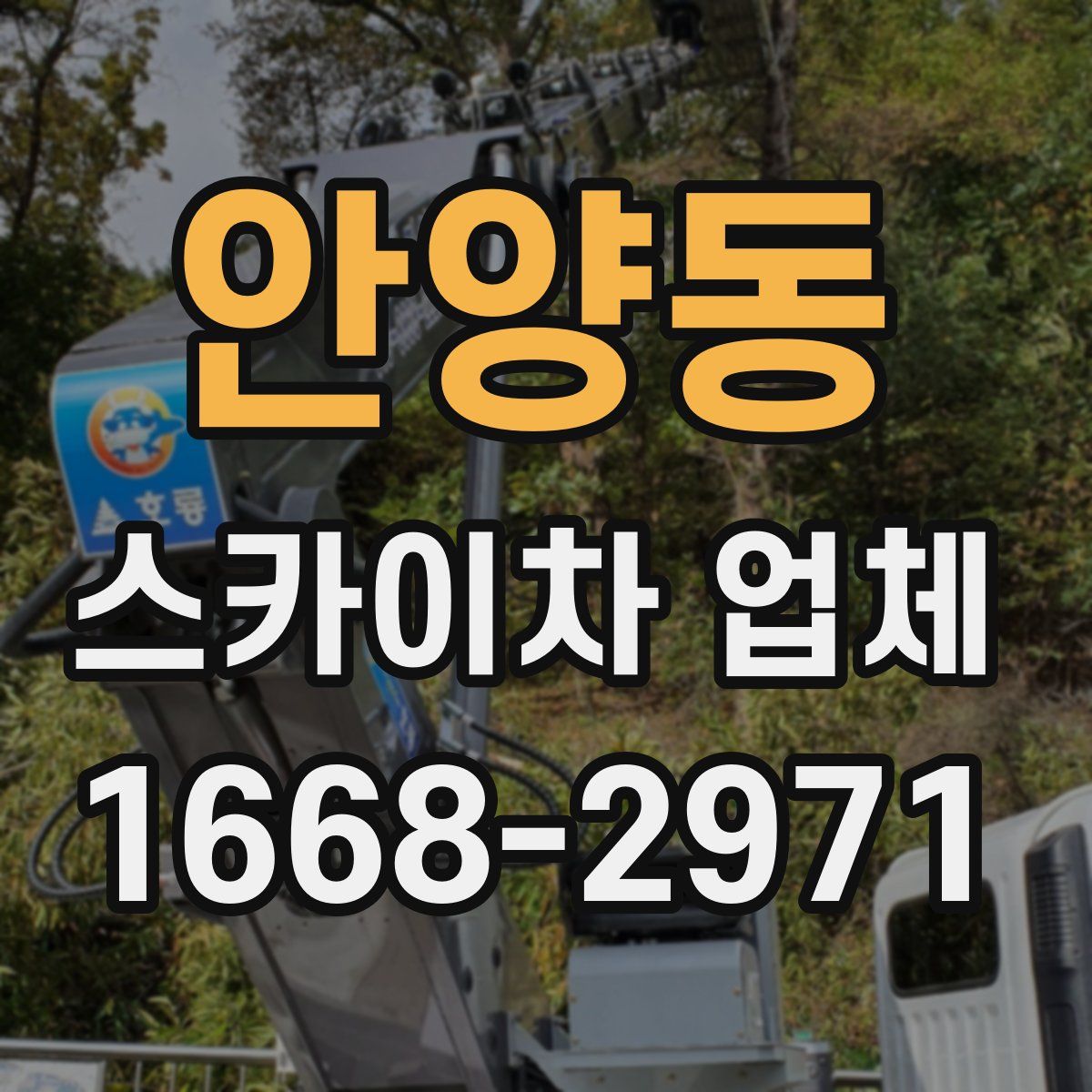 안양동 스카이차 업체