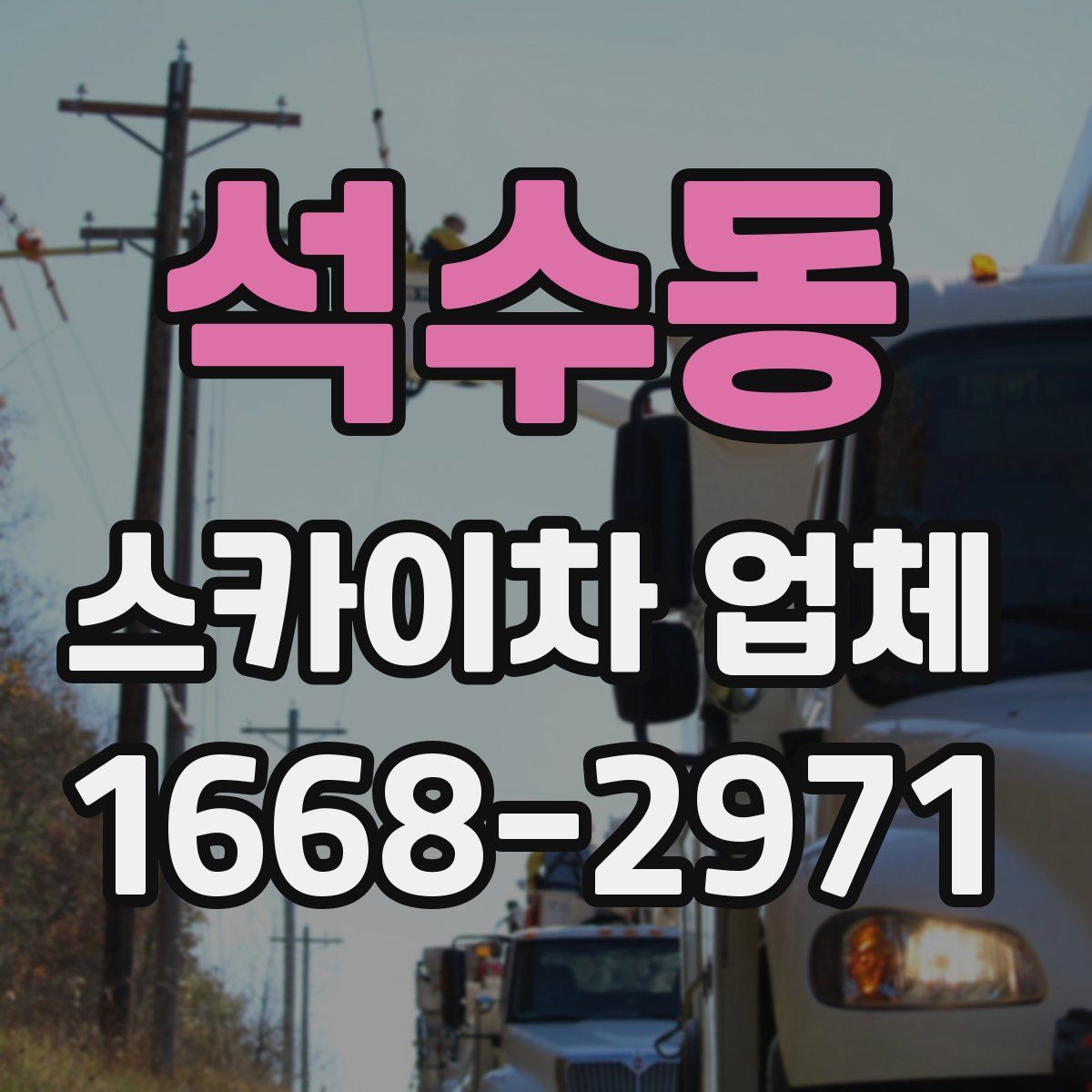 석수동 스카이차 업체