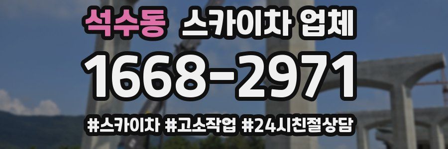 석수동 스카이차 업체