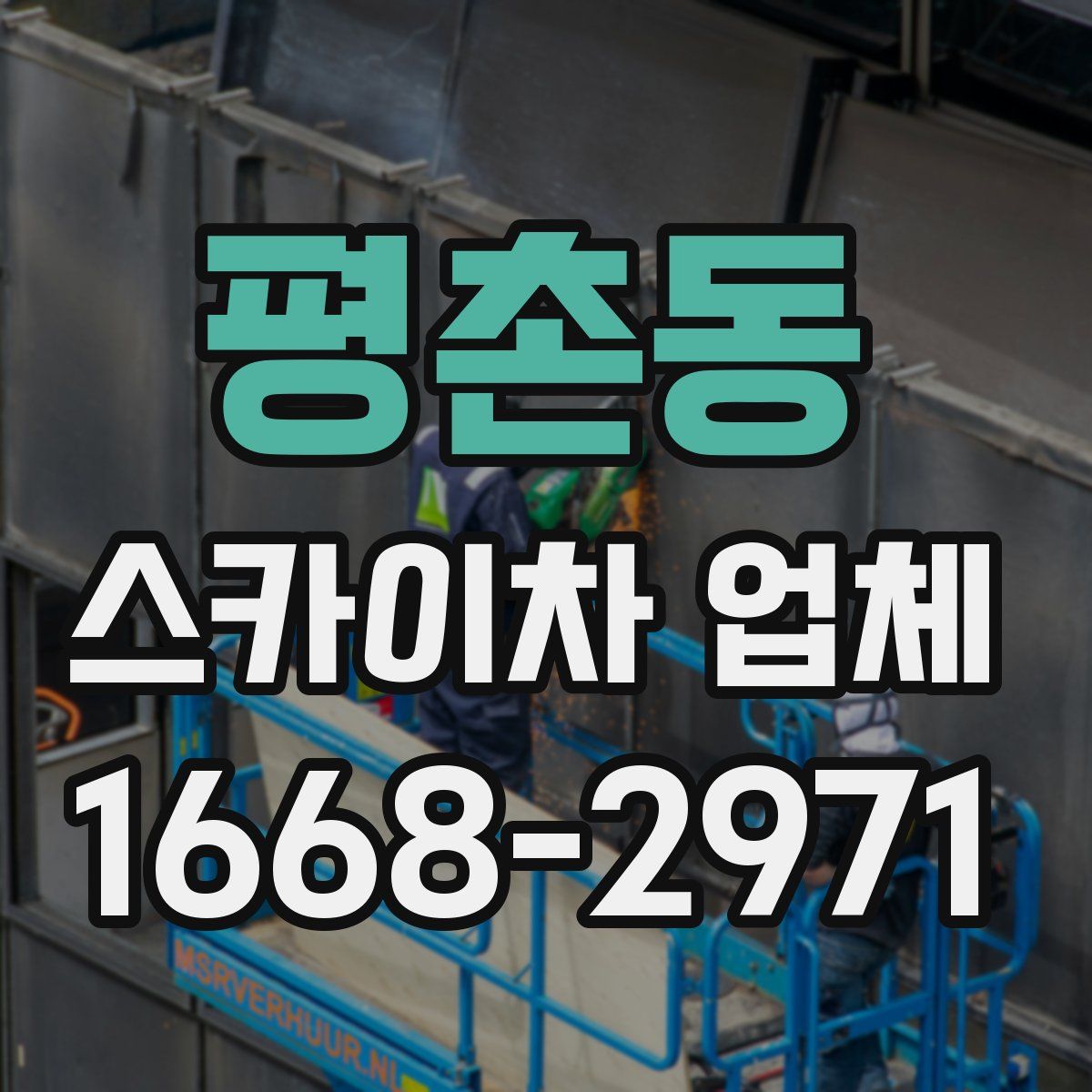 평촌동 스카이차 업체