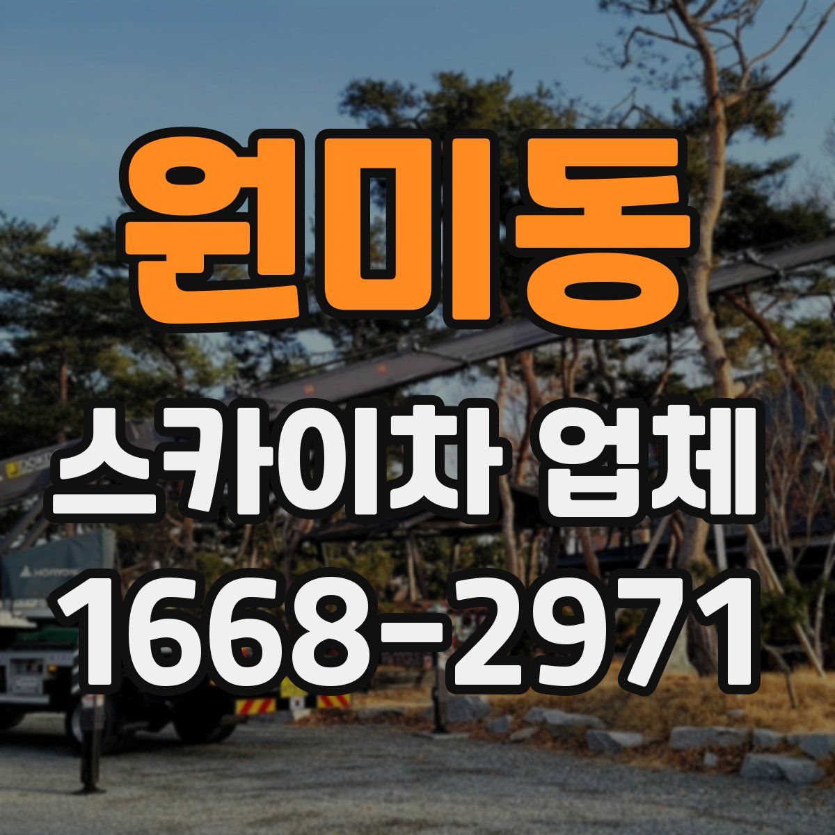 원미동 스카이차 업체