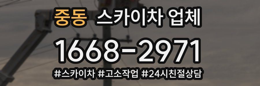 중동 스카이차 업체