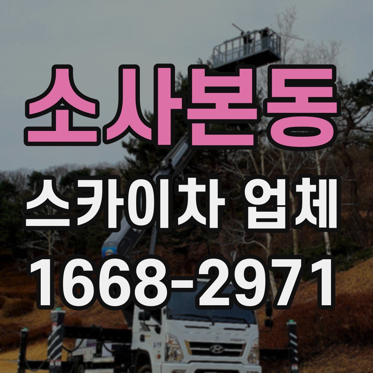 소사본동 스카이차 업체
