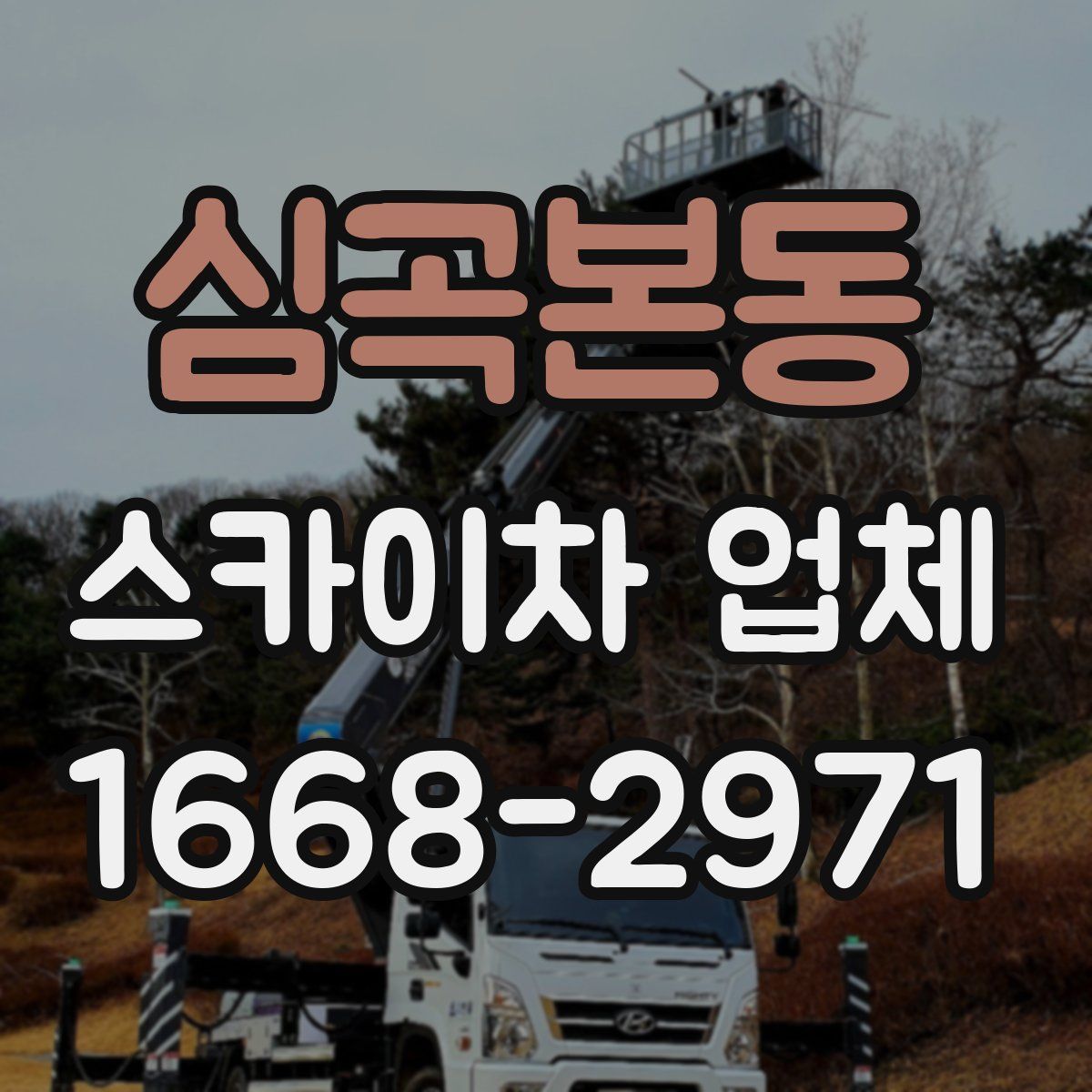 심곡본동 스카이차 업체
