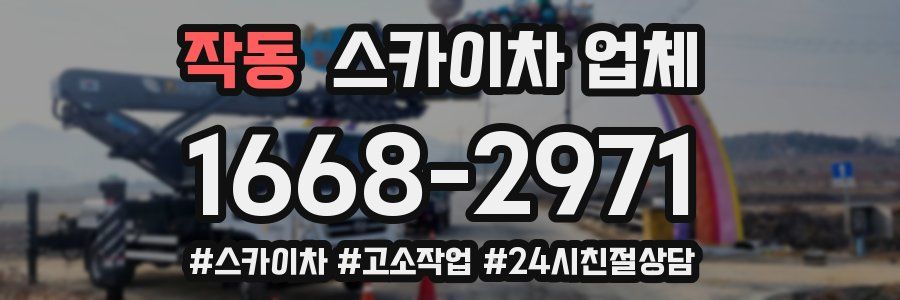 작동 스카이차 업체