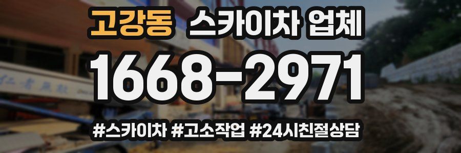 고강동 스카이차 업체