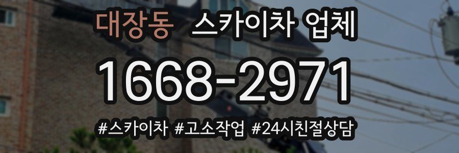 대장동 스카이차 업체