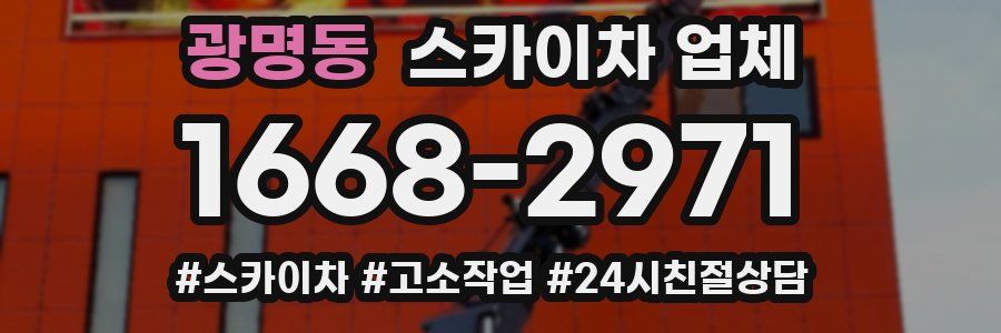 광명동 스카이차 업체