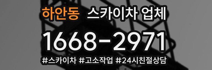 하안동 스카이차 업체