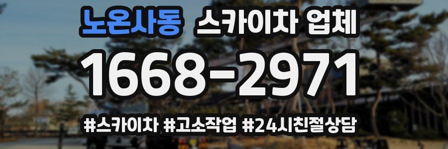 노온사동 스카이차 업체