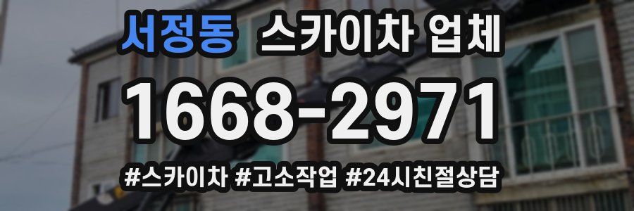 서정동 스카이차 업체