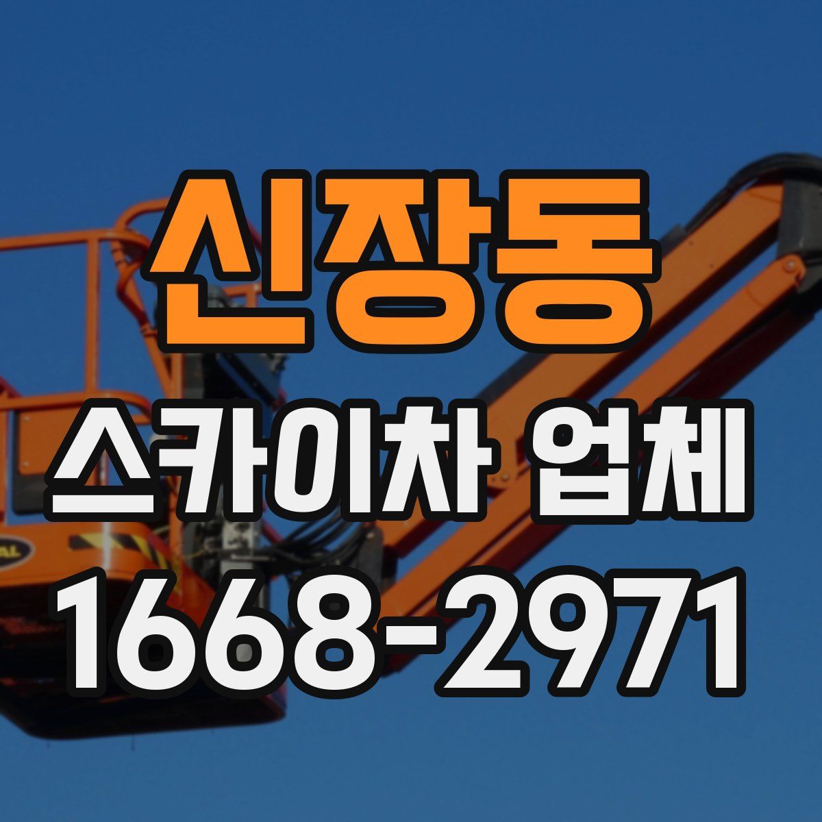 신장동 스카이차 업체