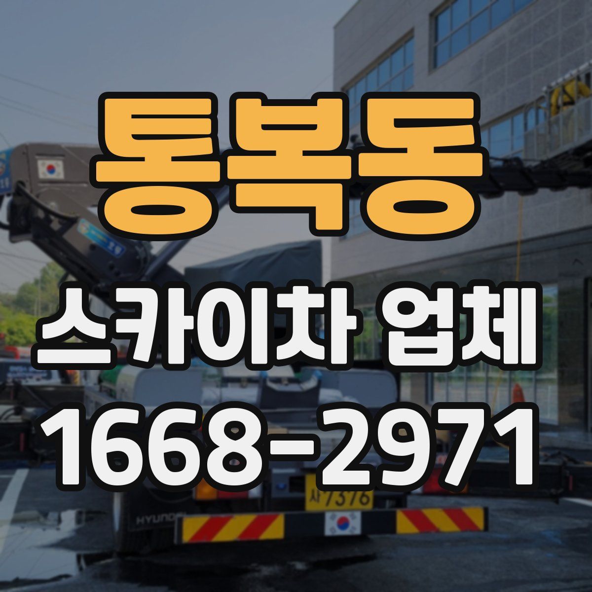 통복동 스카이차 업체