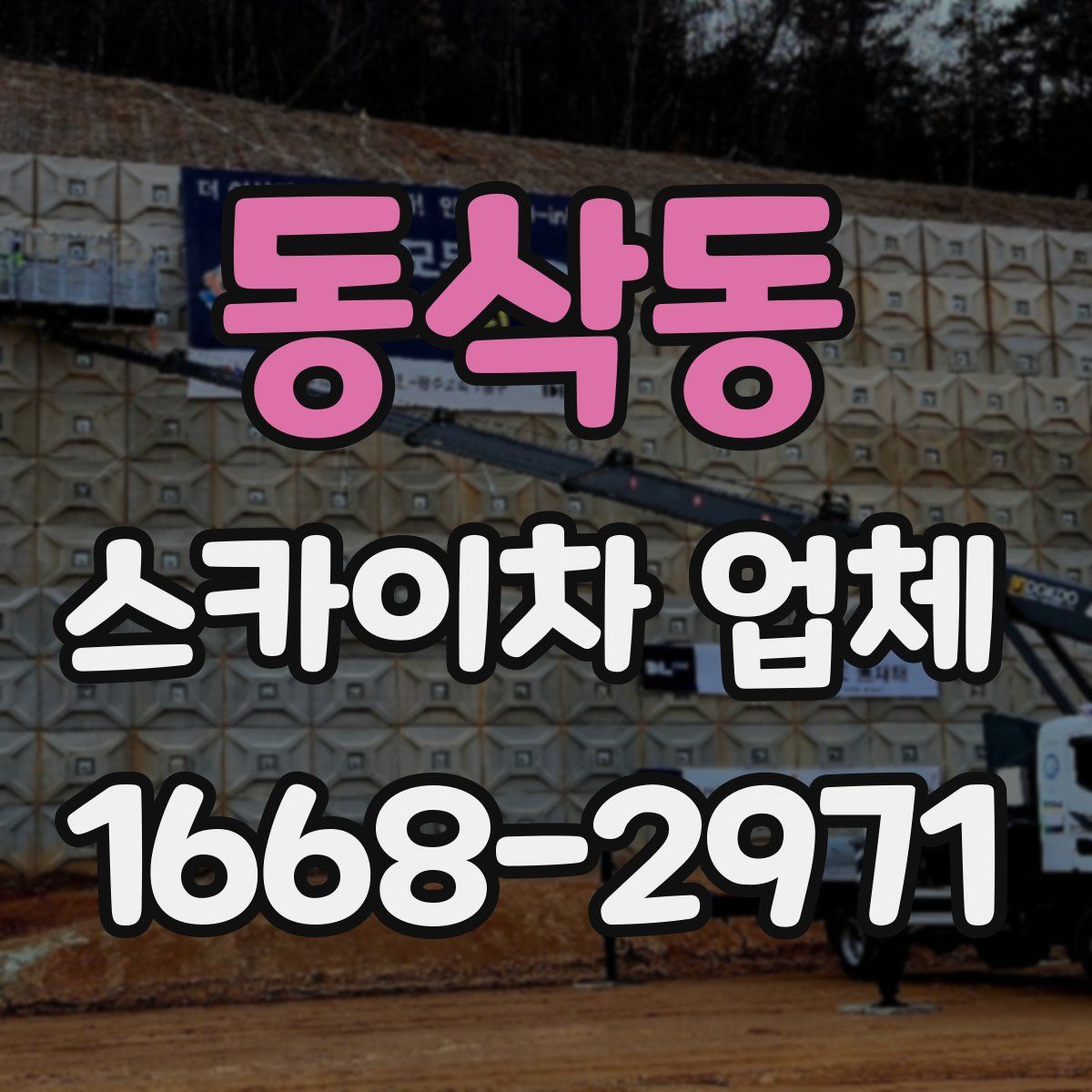 동삭동 스카이차 업체