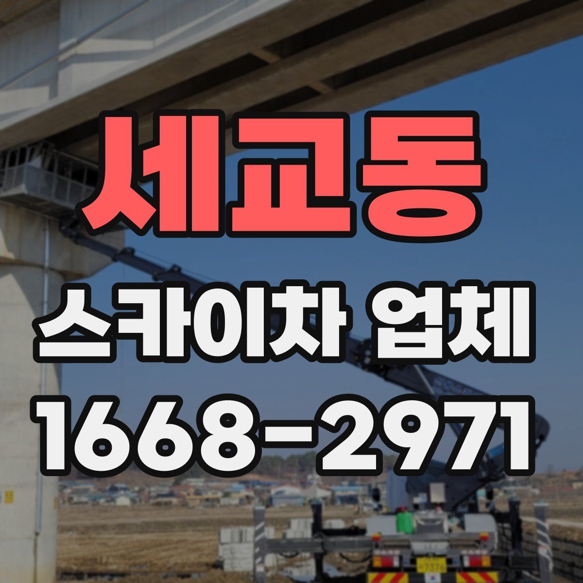 세교동 스카이차 업체