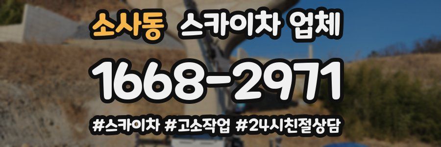 소사동 스카이차 업체