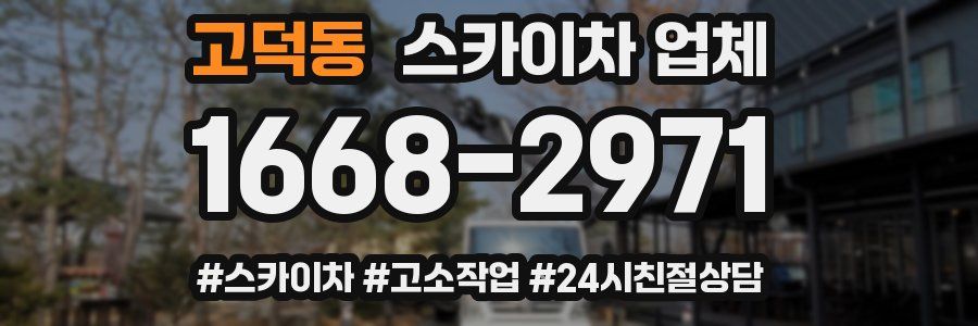 고덕동 스카이차 업체