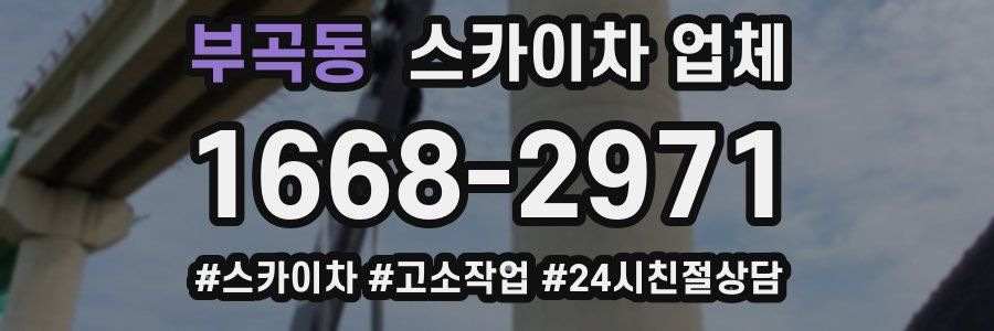 부곡동 스카이차 업체