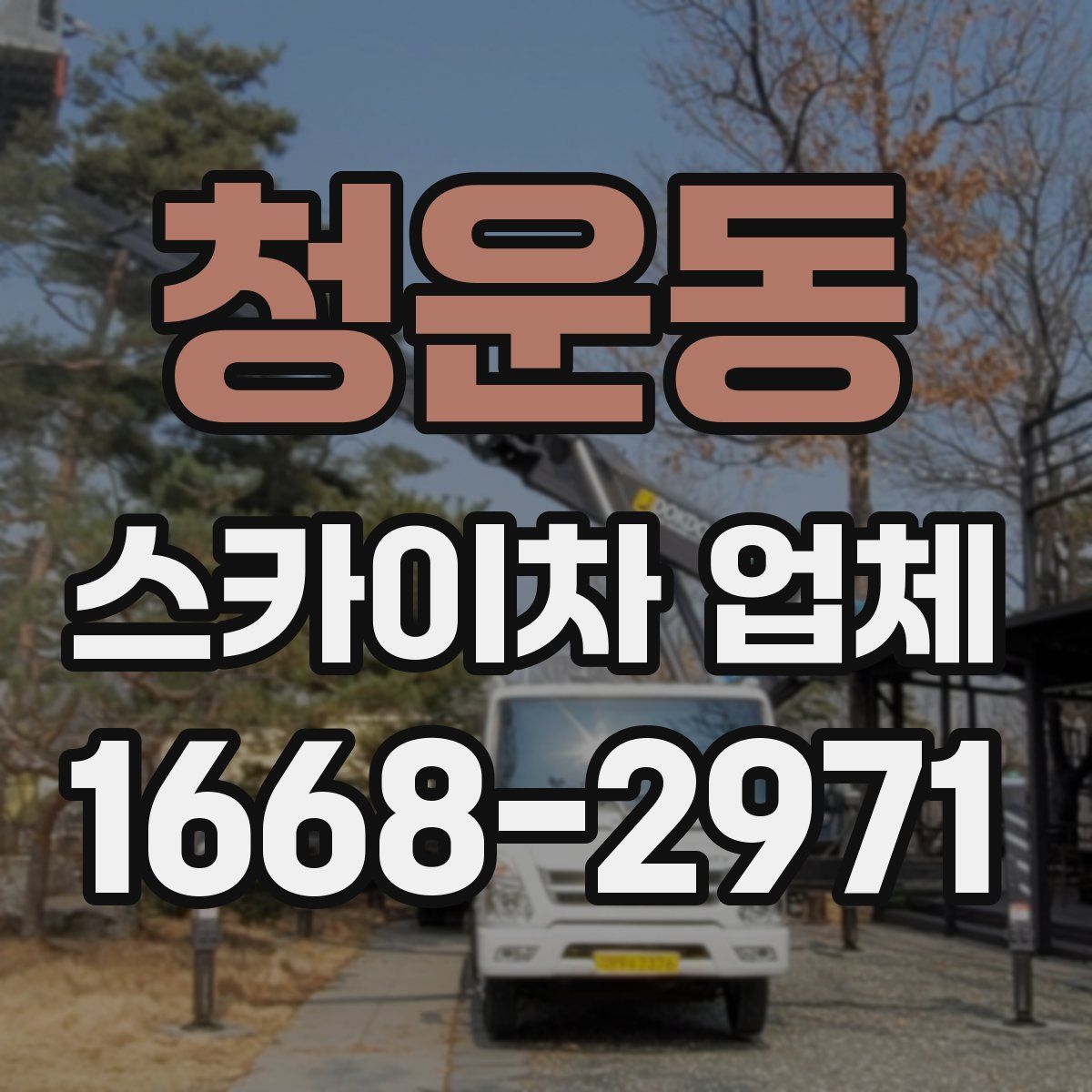 청운동 스카이차 업체