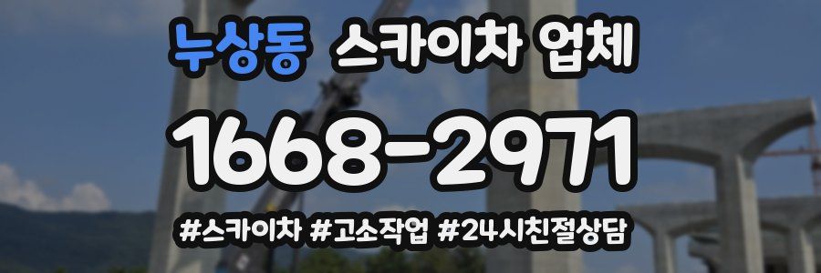 누상동 스카이차 업체