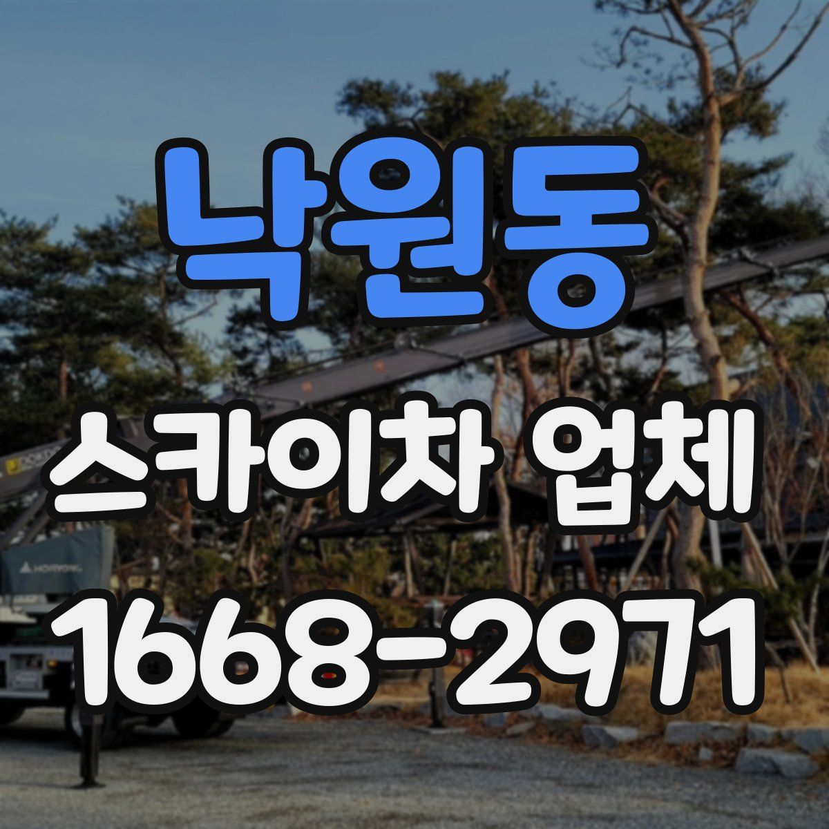 낙원동 스카이차 업체
