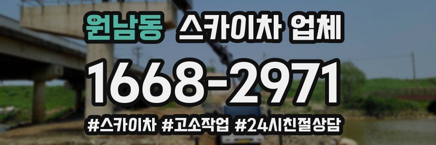 원남동 스카이차 업체