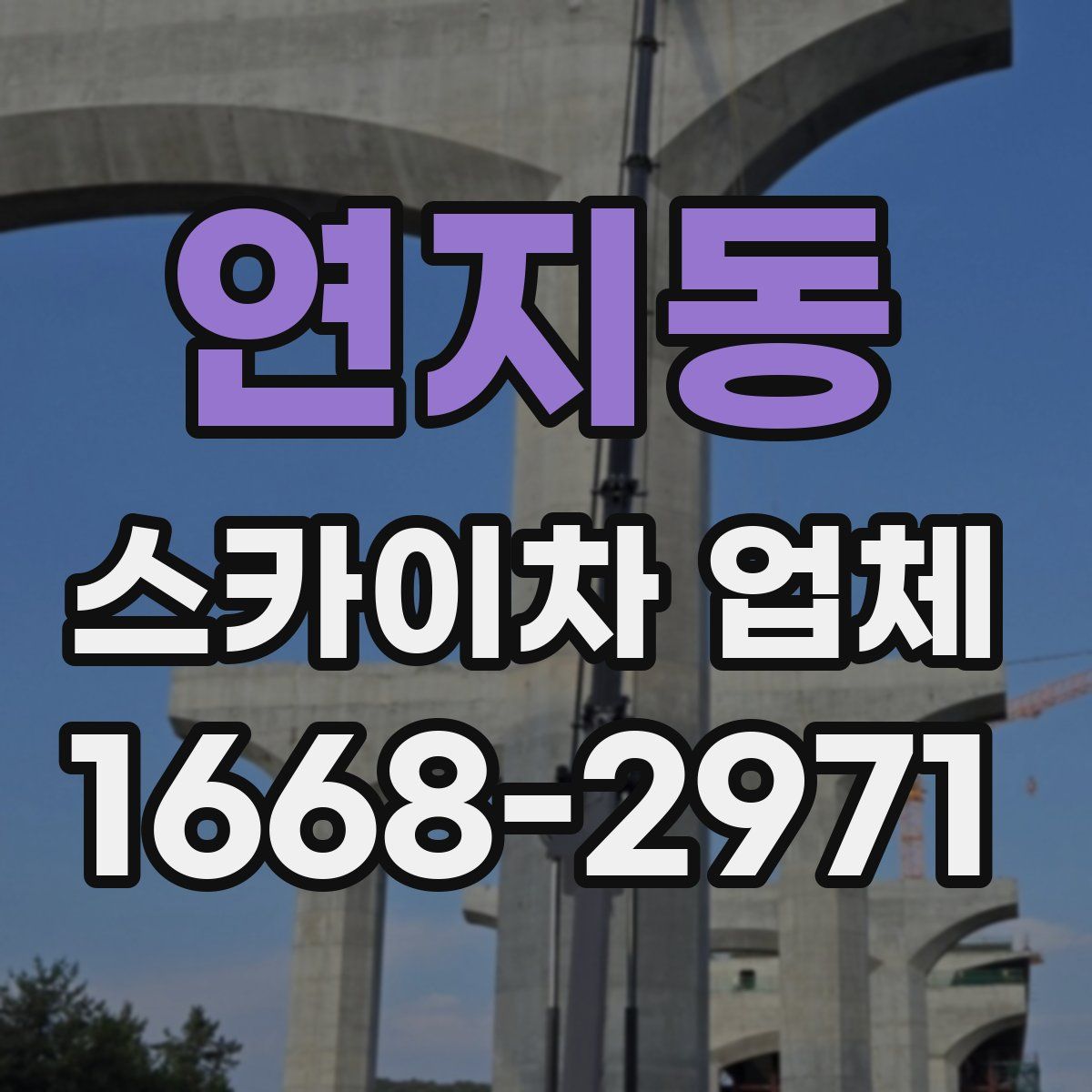 연지동 스카이차 업체
