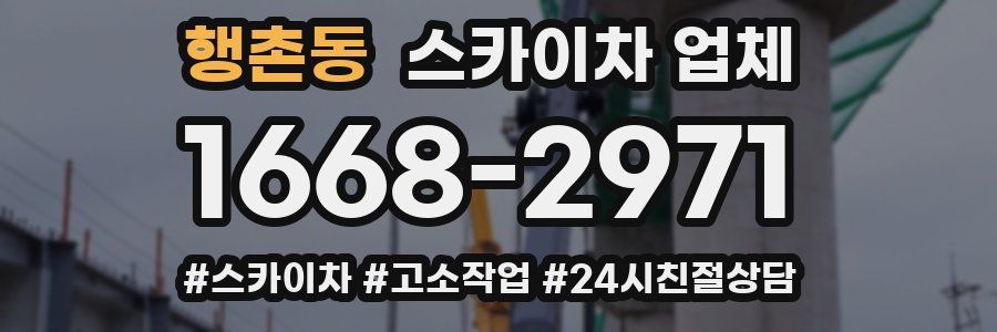 행촌동 스카이차 업체