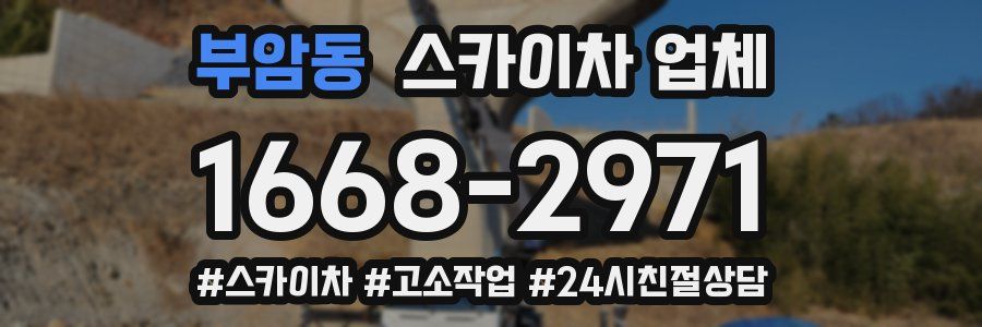 부암동 스카이차 업체