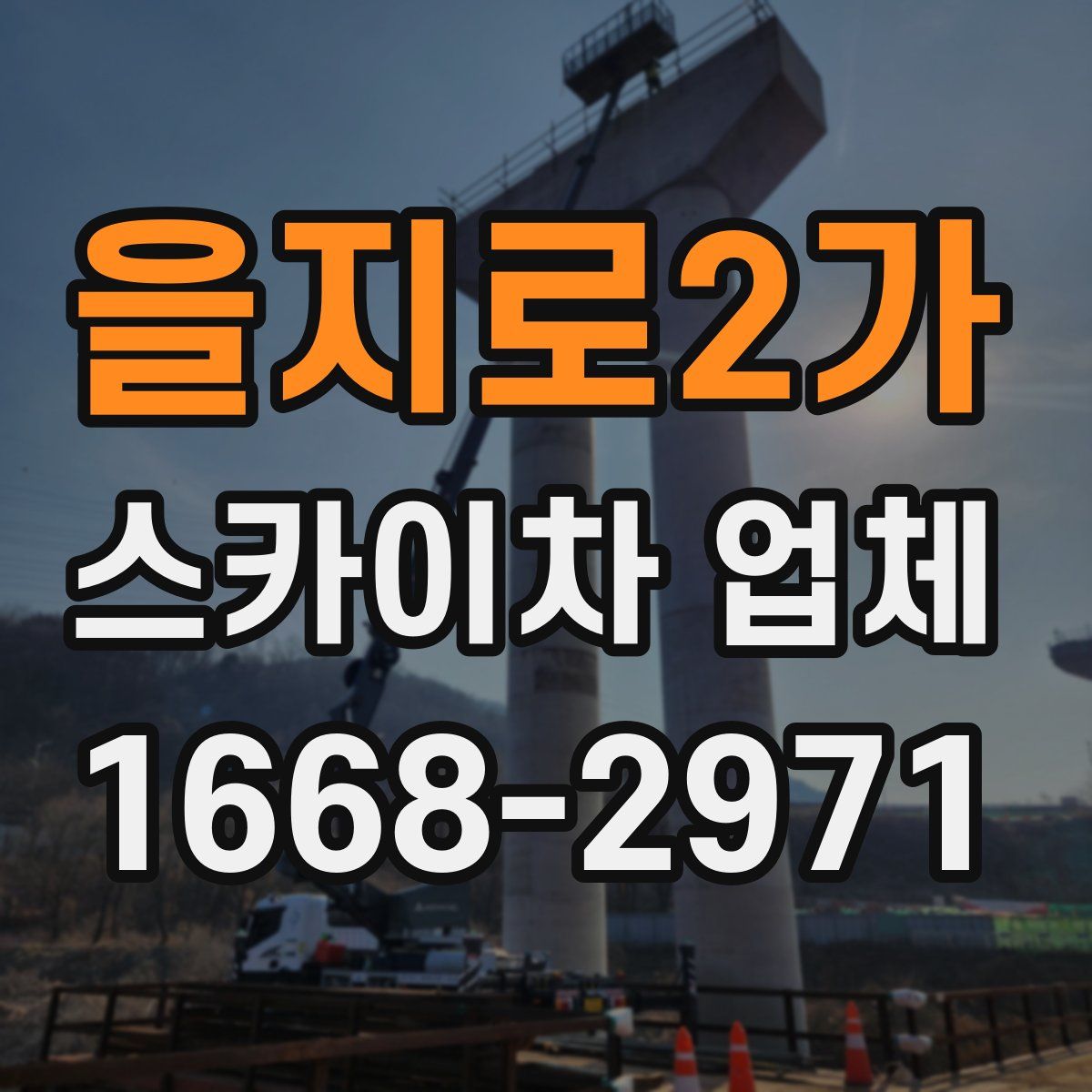 을지로2가 스카이차 업체
