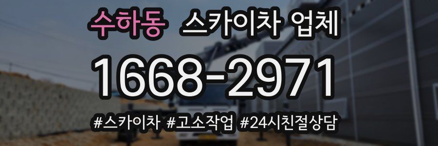 수하동 스카이차 업체