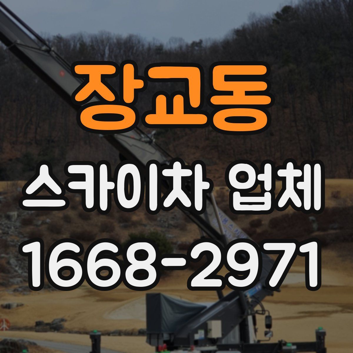 장교동 스카이차 업체