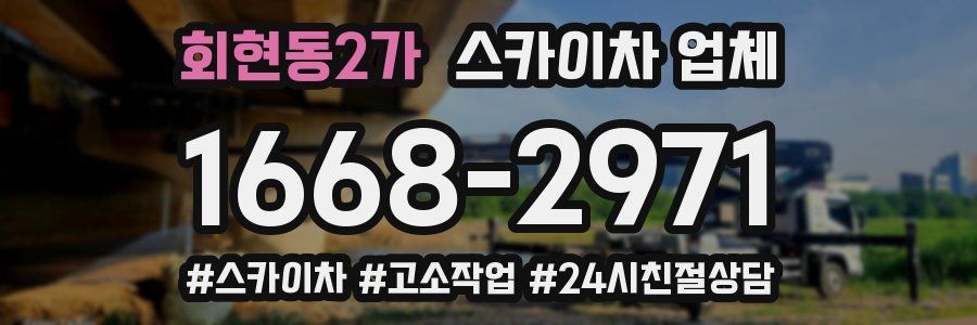 회현동2가 스카이차 업체