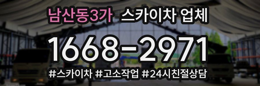 남산동3가 스카이차 업체