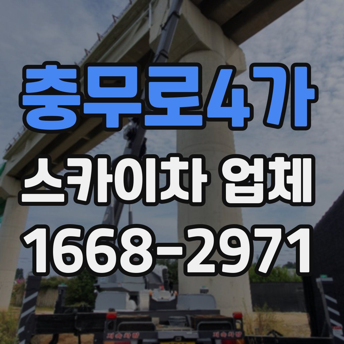 충무로4가 스카이차 업체